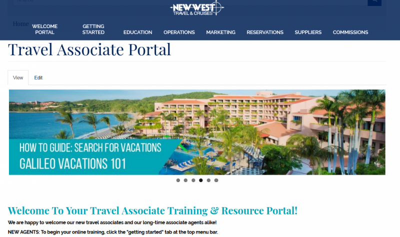 sea world travel agent portal